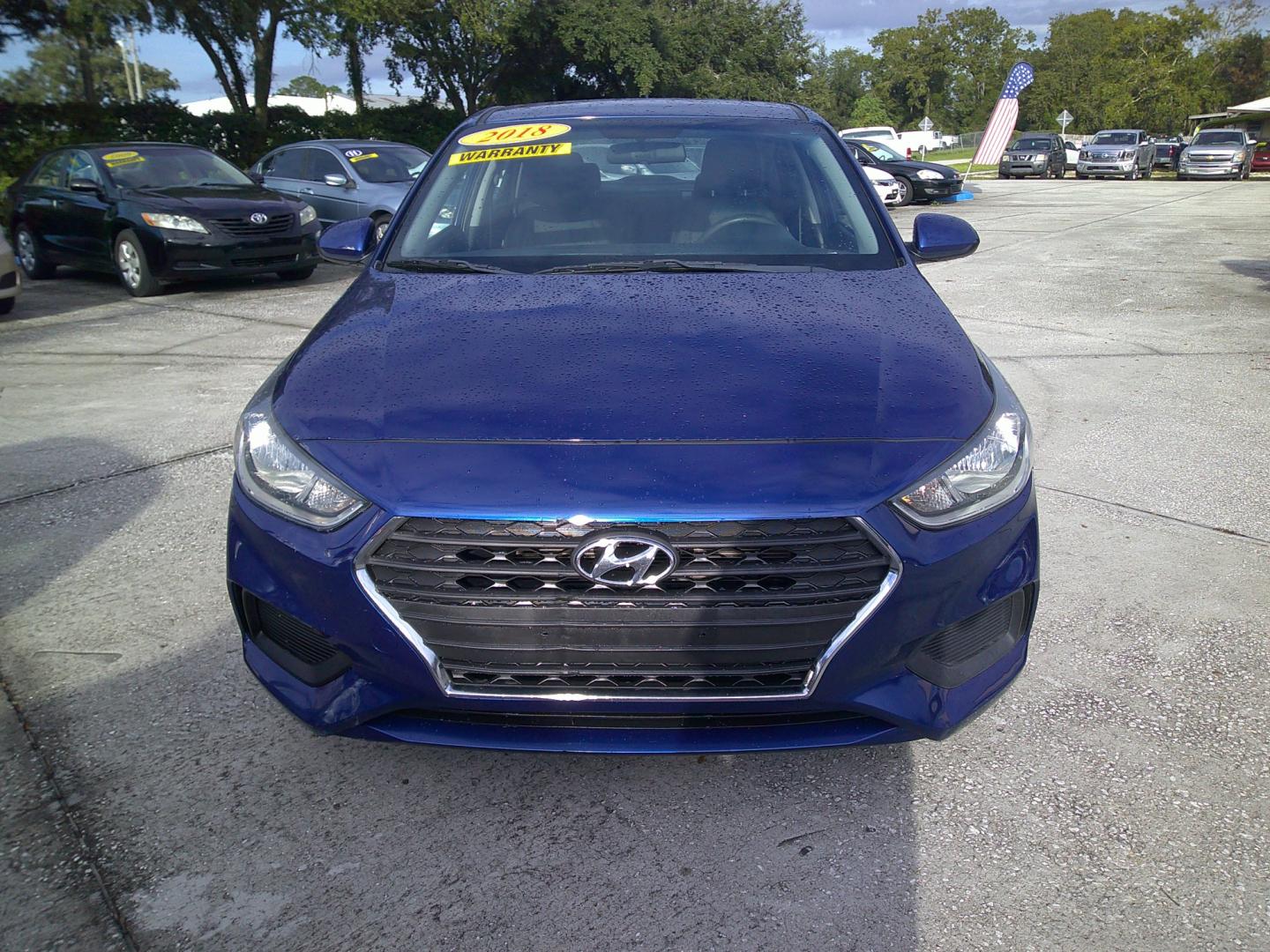 2018 BLUE HYUNDAI ACCENT SE; SEL (3KPC24A32JE) , located at 390 Hansen Avenue, Orange Park, FL, 32065, (904) 276-7933, 30.130497, -81.787529 - Photo#0